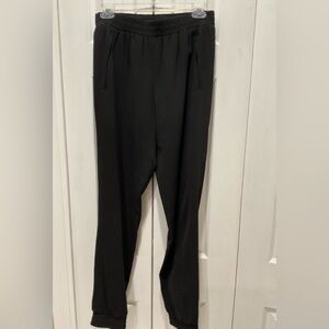 🌹🌹🌹BCBGMaxazria Black 3Rows Elastic Waist & Cuffs Pockets Pants, Size XS